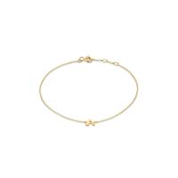 Isabel Bernard 14 karaat gouden armband letter Z - IB1001202-Z