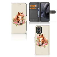 Telefoonhoesje met Pasjes voor Motorola Edge 30 Neo Paard