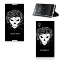 Mobiel BookCase Sony Xperia L1 Skull Hair - thumbnail