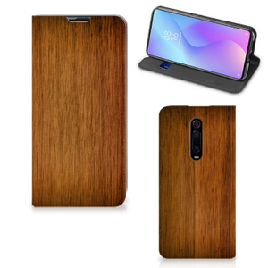 Xiaomi Redmi K20 Pro Book Wallet Case Donker Hout