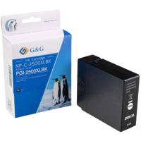 G&G Inktcartridge vervangt Canon PGI-2500BK XL Compatibel Zwart NP-C-2500XLBK 1C2500B - thumbnail