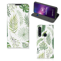 Motorola One Macro Smart Cover Leaves