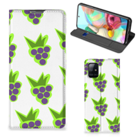 Samsung Galaxy A71 Flip Style Cover Druiven