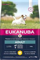 EUKANUBA premium hondenvoer met kip voor kleine rassen - droogvoer voor volwassen honden, 3 kg