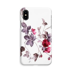 Mooie bloemen: iPhone Xs Volledig Geprint Hoesje