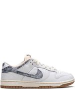 Nike baskets Dunk Low 'Washed Denim' - Blanc