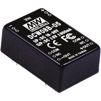 Mean Well DCW08C-05 DC/DC-converter 8 W Aantal uitgangen: 2 x Inhoud 1 stuk(s) - thumbnail