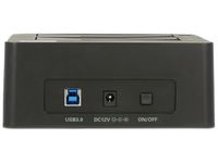 Delock 62661 USB 5 Gbps dubbel dockingstation voor 2 x SATA HDD/SSD met kloonfunctie - thumbnail