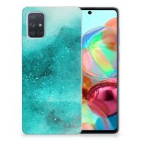 Hoesje maken Samsung Galaxy A71 Painting Blue