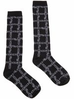 JW Anderson chaussettes à logo - Noir