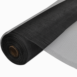 Rol Aluminium Horgaas Zwart 100 cm breed / rol 30 meter