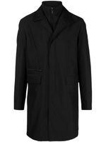 Karl Lagerfeld manteau croisé à revers pointus - Noir