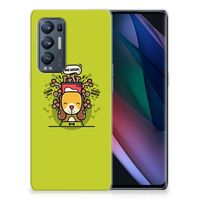 OPPO Find X3 Neo Telefoonhoesje met Naam Doggy Biscuit