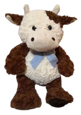 Jonotoys knuffel koe junior 60 cm pluche bruin/wit Jonotoys knuffel koe junior 60 cm pluche bruin/wit