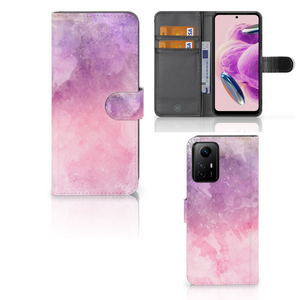 Hoesje Xiaomi Redmi Note 12S Pink Purple Paint