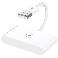 CarPlay Draadloze Adapter voor iOS - USB, USB-C (Geopende verpakking - Bevredigend) - Wit - thumbnail