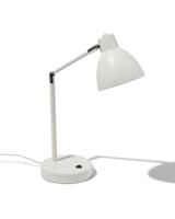 HEMA Bureaulamp Met USB Poort Wit - thumbnail