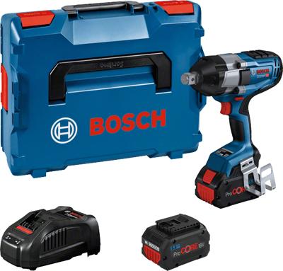 Bosch Professional GAL1880 L-Boxx 06019J8503 Accu-draaislagmoeraanzetter 1050 Nm 18 V Aantal meegeleverde accus: 2 5.5 Ah Li-ion Brushless, Incl. 2 accus,