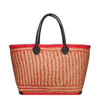 PE Florence Bozaka Rieten Mand rood  Damestas