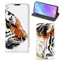 Bookcase Xiaomi Mi 9T Pro Watercolor Tiger