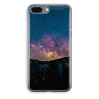 Travel to space: iPhone 8 Plus Transparant Hoesje - thumbnail