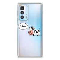 Motorola Edge 20 Pro Telefoonhoesje met Naam Cow