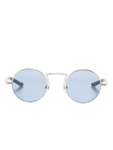 Matsuda lunettes de soleil tintées à monture ronde - Bleu