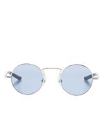 Matsuda lunettes de soleil tintées à monture ronde - Bleu - thumbnail