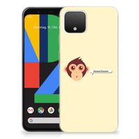 Google Pixel 4 Telefoonhoesje met Naam Monkey - thumbnail