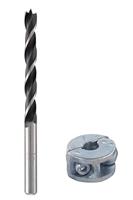 wolfcraftHoutspiraalboorset, tweedelig I 2732000 I Voor het dieptebegrensd boren van houtverbindingen