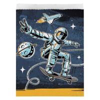 Haza Witbaard Astronaut Uitdeelzakjes, 8st. - thumbnail