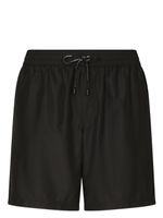 Dolce & Gabbana logo-patch swim shorts - Noir