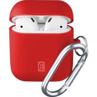 Cellularline Bounce Soft Touch Silicone AirPod case met haak voor Apple AirPods 1 & 2