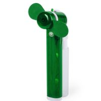 Zak ventilator groen met water verstuiver 16 cm   -