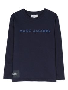 Marc Jacobs Kids t-shirt à logo imprimé - Bleu