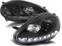 Tuning-Tec Koplampen met parkeerlicht FIAT GRANDE PUNTO 08-09 ZWART
