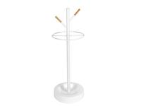 Leitmotiv Paraplu, Stand, Woonaccessoires, Staal, Wit, One Size