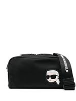 Karl Lagerfeld sac à bandoulière Ikonik - Noir - thumbnail