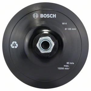 Bosch Accessories 2608601077 Steunschijf met klittenbandsluiting voor het bevestigen van schuurbladen 125 mm Diameter 125 mm