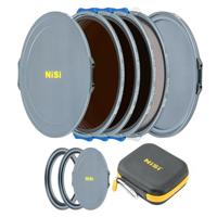 NiSi JetMag Pro Magnetische filterkit 95 mm met vergrendeling - Landscape ND filter kit (ND8, ND64, ND1000, True Color CPL, 86/95 mm magnetische adapterring, lensdop en filtertas)