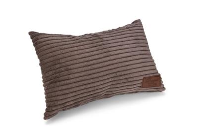 Desgined by Lotte Hoofdkussen Ribbed - Hond - Bruin - 35x23 cn Desgined by Lotte Hoofdkussen Ribbed - Hond - Bruin - 35x23 cn