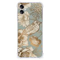 Case voor Samsung Galaxy A05 Vintage Bird Flowers