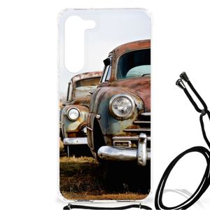 Samsung Galaxy S23 Plus Anti-shock Hoesje met foto Vintage Auto