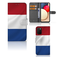 Samsung Galaxy A03s Bookstyle Case Nederlandse Vlag - thumbnail