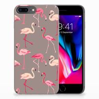 Apple iPhone 7 Plus | 8 Plus TPU Hoesje Flamingo - thumbnail