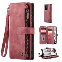 Caseme C30 Multifunctioneel Samsung Galaxy A53 5G Portemonnee Hoesje - Rood