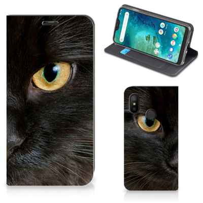 Xiaomi Mi A2 Lite Hoesje maken Zwarte Kat Xiaomi Mi A2 Lite Hoesje maken Zwarte Kat