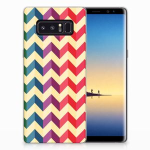 Samsung Galaxy Note 8 TPU bumper Zigzag Multi Color