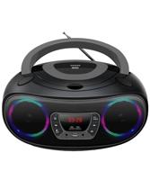 Denver Draagbare Radio CD Speler Kinderen - Bluetooth - Lichteffecten - Boombox - AUX - FM - TCL212BT - Grijs