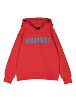 DSQUARED2 KIDS hoodie à logo imprimé - Rouge - thumbnail